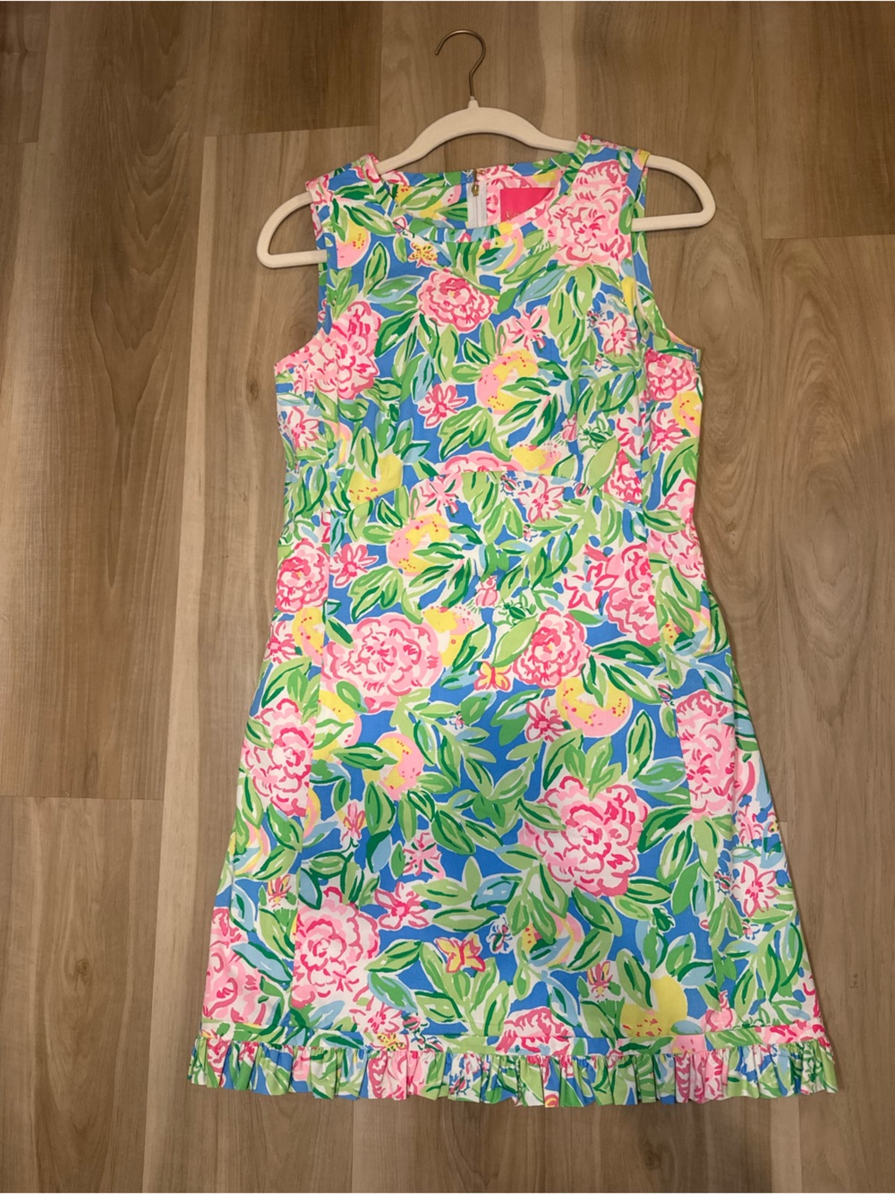 Lilly Pulitzer Pink & Blue Floral Dress